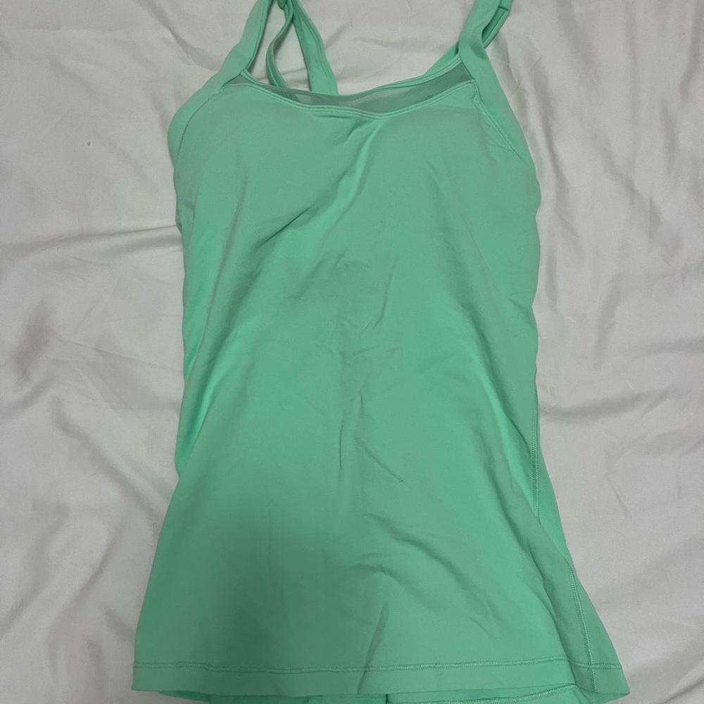 Green Lululumon Tank